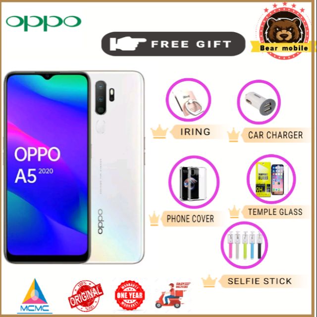 OPPO A5 2020 Mirror Black 3GB RAM 64GB Storage Mobile Phone