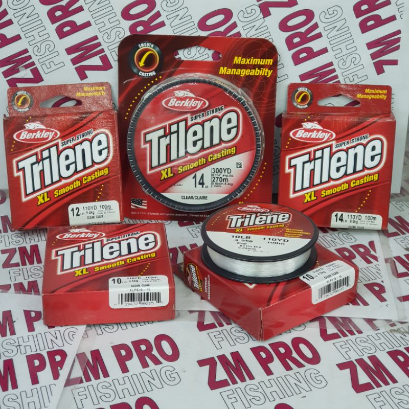BERKLEY TRILENE XL SMOOTH CASTING Fishing Line Ta;li Tangsi pancing | Shopee Malaysia