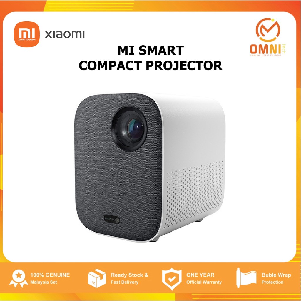 100% Original Xiaomi Mi Smart Compact Projector Android TV / Youtube ...