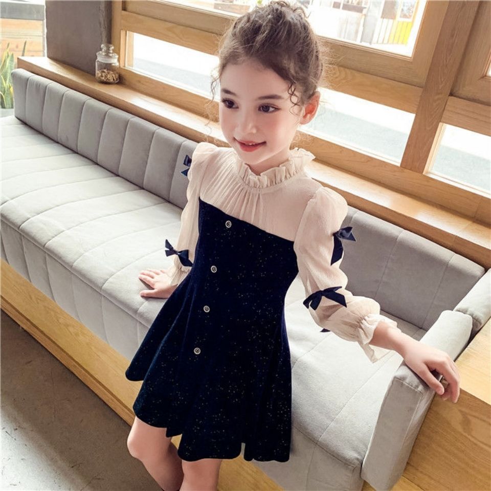 Children's Clothing Girl Korean Dress