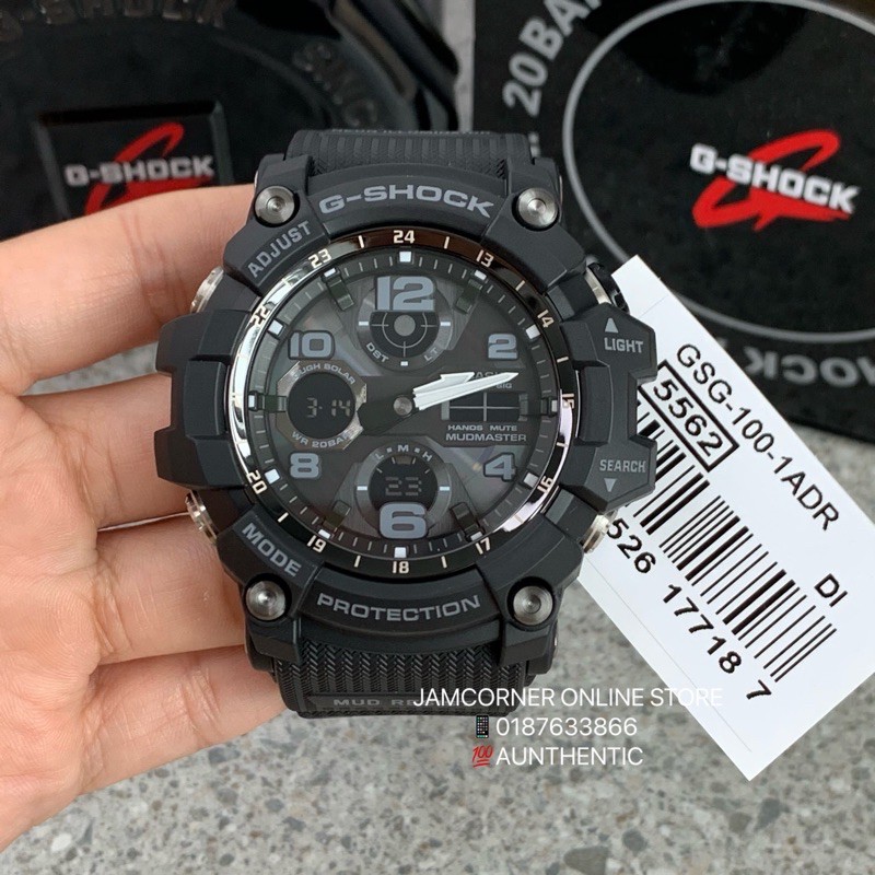 100 AUTHENTIC CASIO G SHOCK GSG 100 1A MUDMASTER Shopee Malaysia