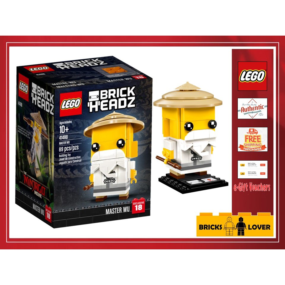 LEGO BrickHeadz Master Wu • Set 41488 • SetDB