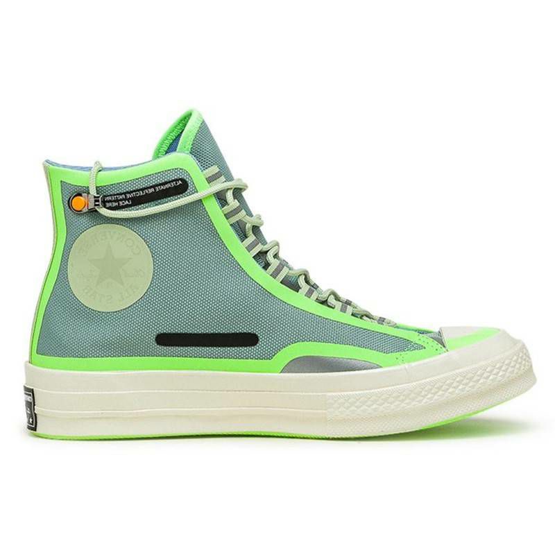 Converse Chuck 70s High Seam Tape Reflective Green Neon Official ...