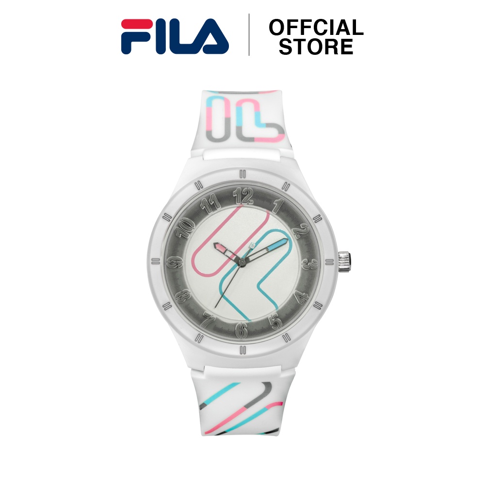 FILA Iconic Collection Unisex Rubber Quartz Watch 38 324 003 Shopee Malaysia