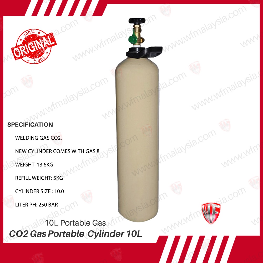 Portable Cylinder Co2 / Mini / Carbon Dioxide / MIG 10L Gas | Shopee ...