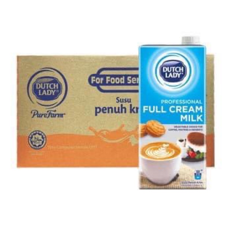 Dutch Lady Professional Full Cream Milk 12 x 1lit(ctn) Shopee Malaysia