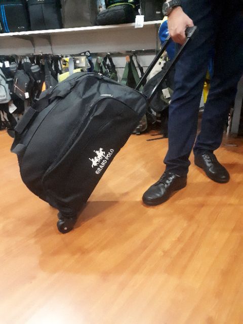 Grand Polo Travel Duffle Bag With Trolley 20 Shopee Malaysia