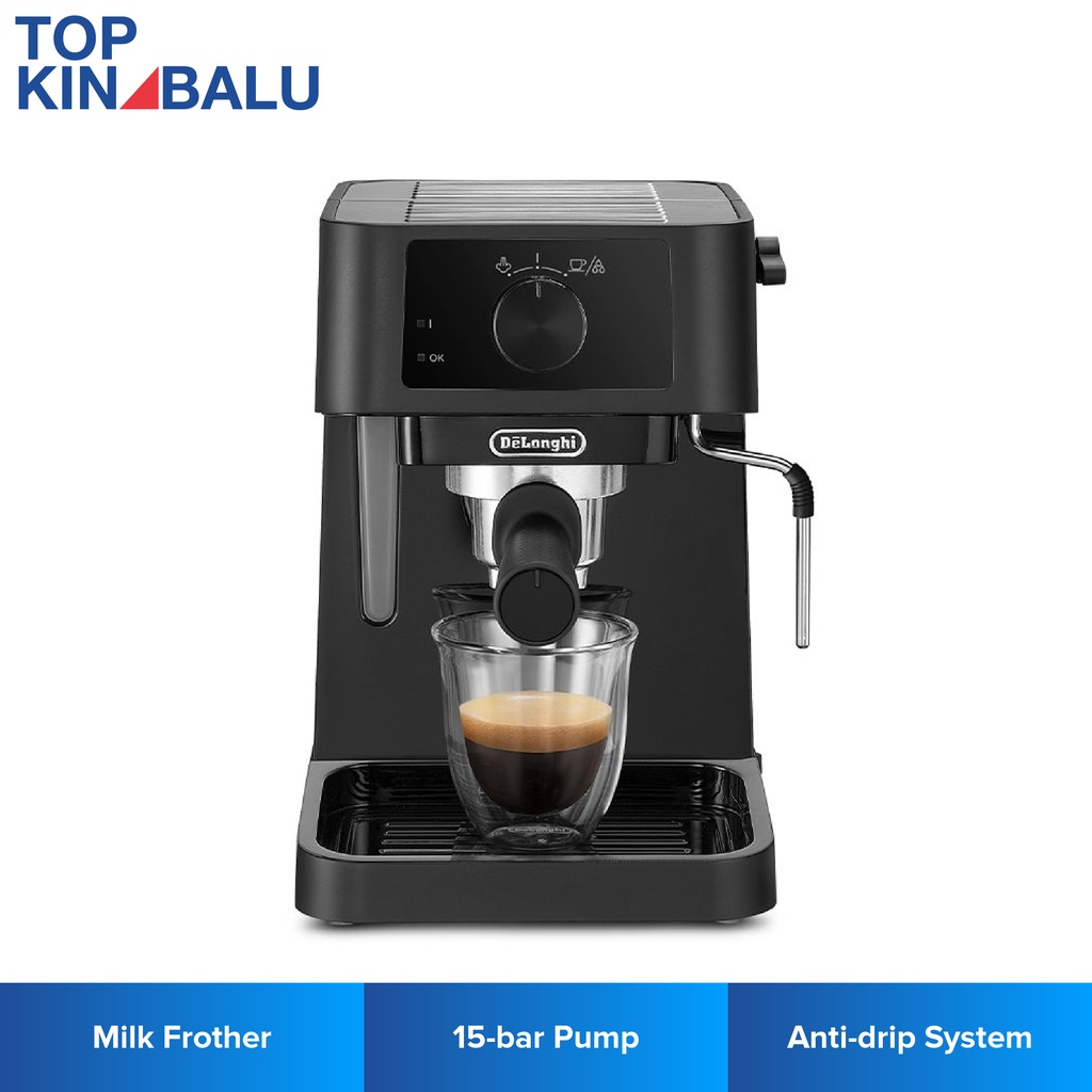 DELONGHI EC230.BK STILOSA ESPRESSO COFFEE MACHINE Shopee Malaysia