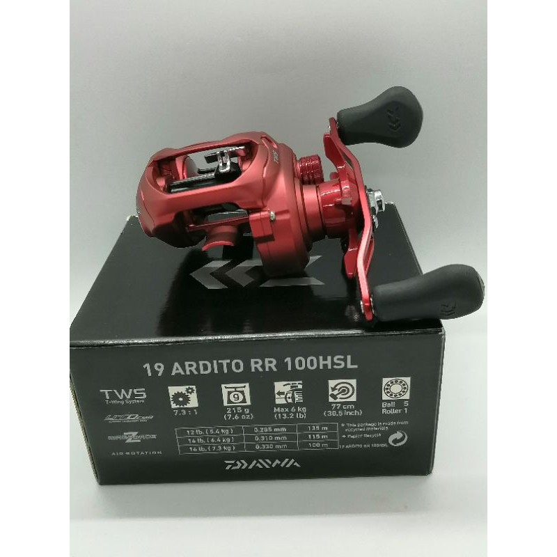 daiwa ardito 19 reels DAIWA 19 ARDITO RR 100HL/100L-CC/100HSL CASTING REEL