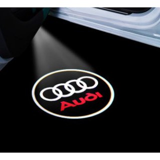 2Pcs Car Door Welcome Light LED Laser Logo Projector Courtesy Lamp for Audi  A3 A5 A7 Q3 Q5 Q7 A6L A4L TT RS sline
