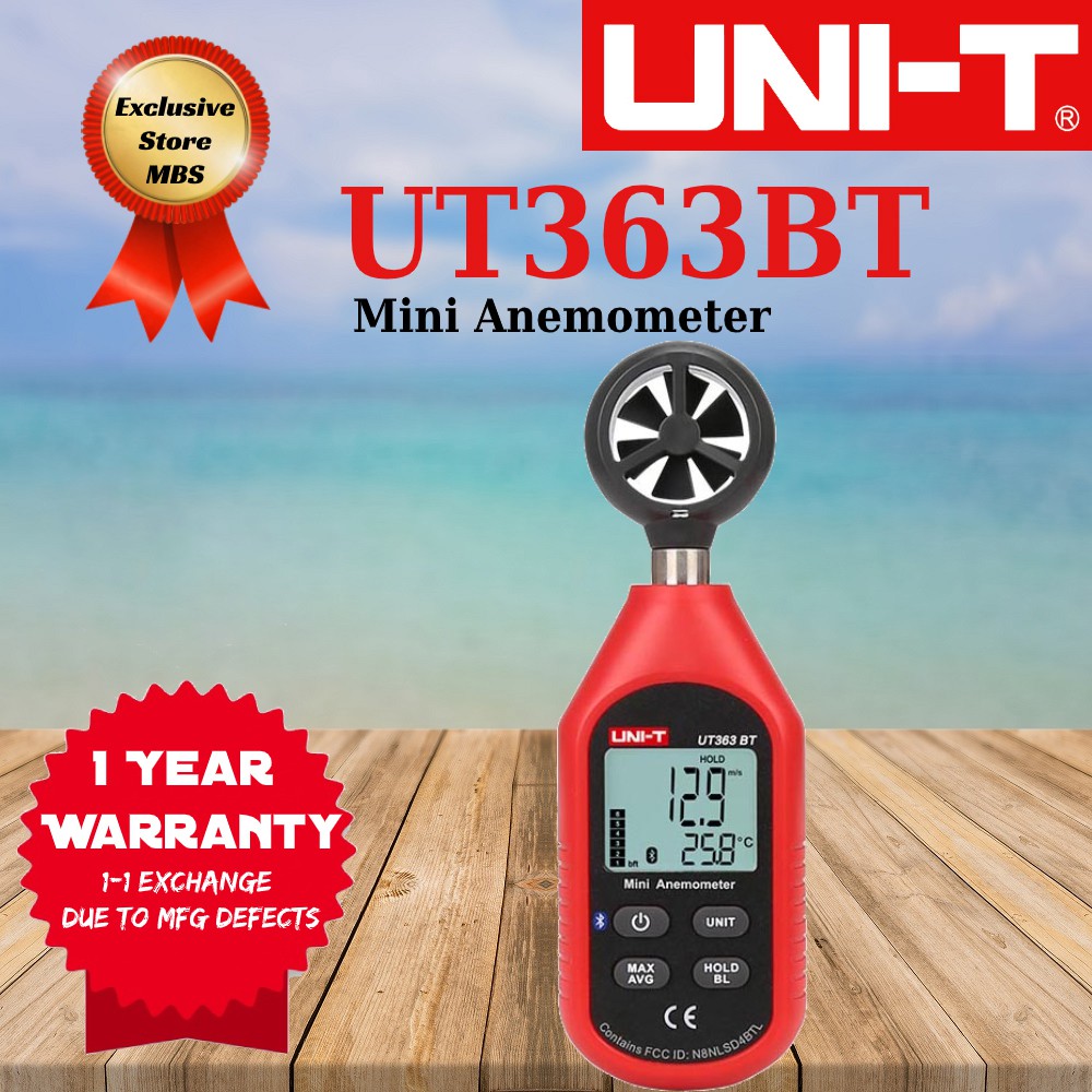 Mini Anémomètre UT363BT