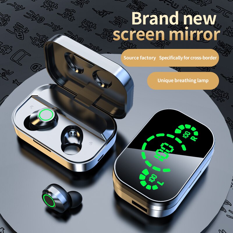 YD03 TWS Earphone Bluetooth 5.3 Wireless Headphones Hifi Stereo Sports ...