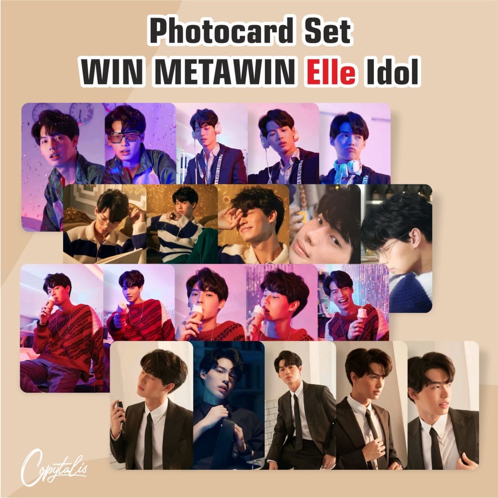 Photocard SET WIN METAWIN X ELLE IDOL | Shopee Malaysia