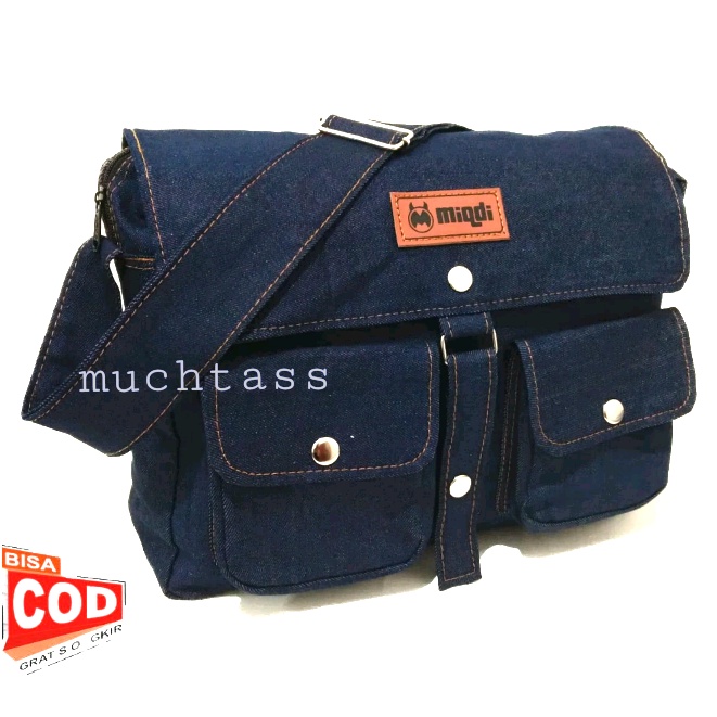 Canvas Sling Bag Men's Sling Bag Jeans Sling Bag Denim Canvas Bag School Bag College Bag