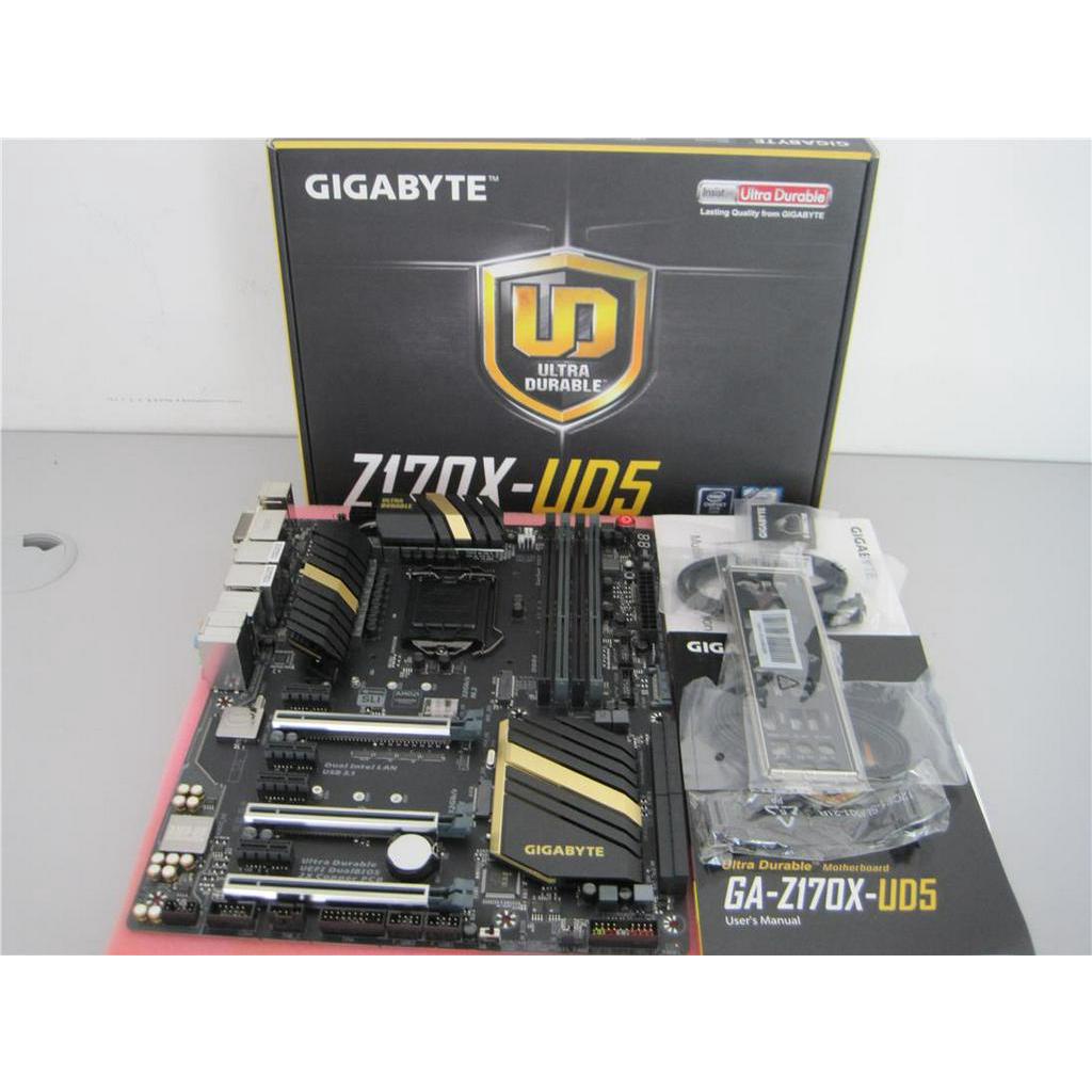【READY STOCK】NEW GIGABYTE GAZ170XUD5 Intel Socket 1151 DDR4 ATX