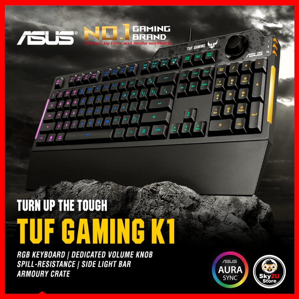 ASUS RA04 TUF Gaming K1 RGB Gaming Keyboard Shopee Malaysia