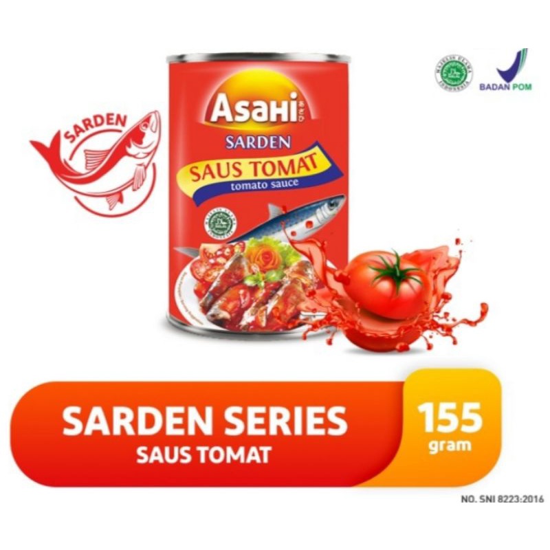 Asahi Sardines 155gram Tomato Sauce | Shopee Malaysia