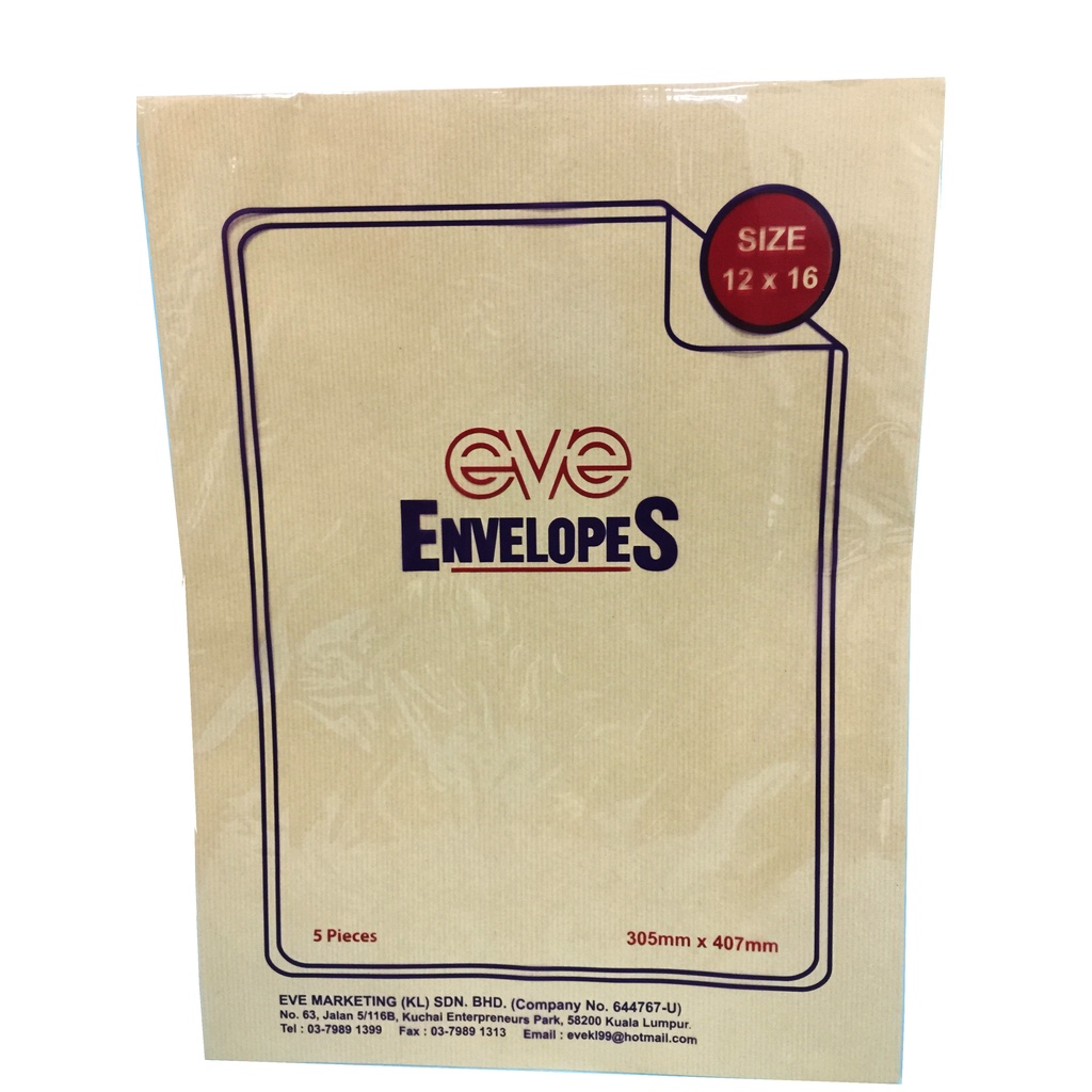 Large document envelope 12x16 (5pieces per pack) | Shopee Malaysia