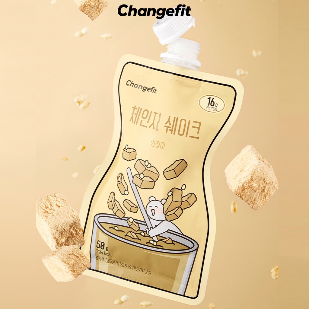 Changefit Shake Korean Rice Cake High Protein Drink Meal Nutrition