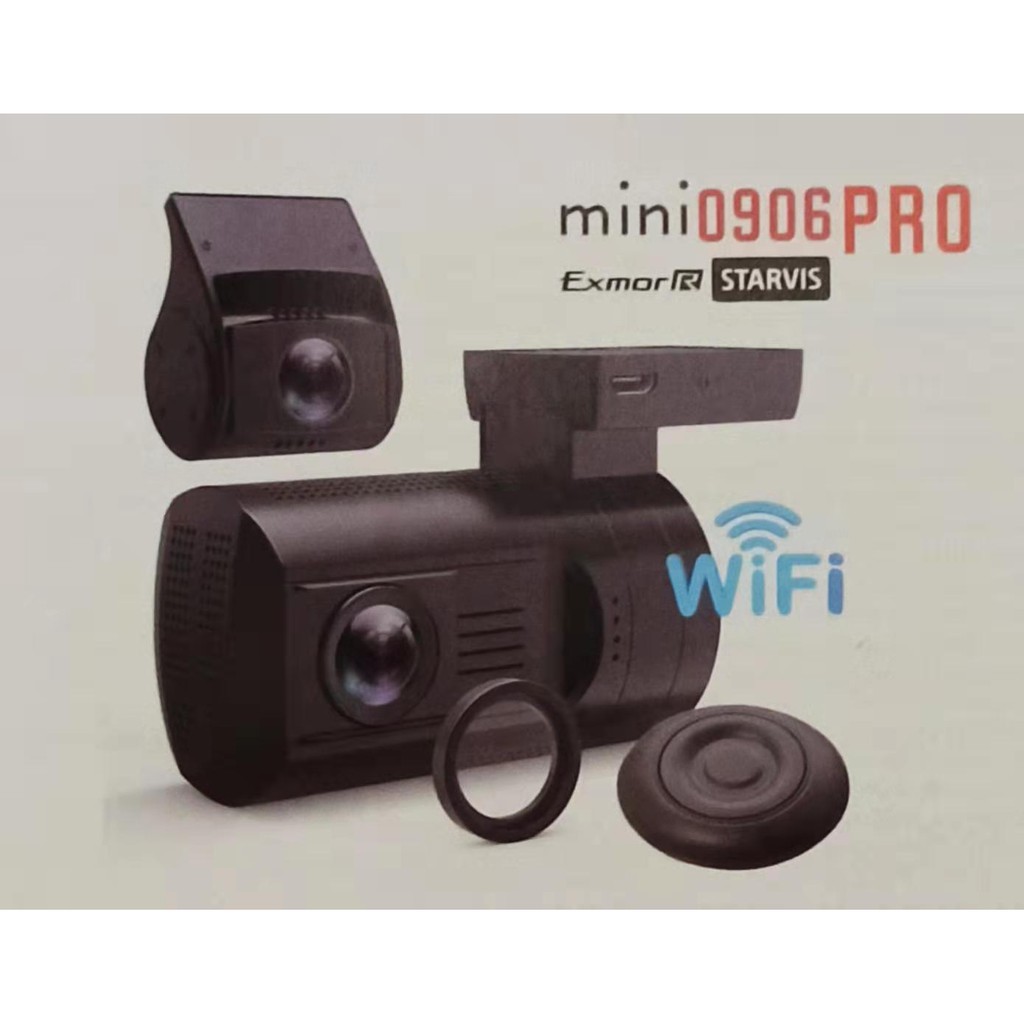 Mini 0906 Pro Car Dual Lens Car 2CH DVR 1080P FHD WiFi Dash Cam with ...