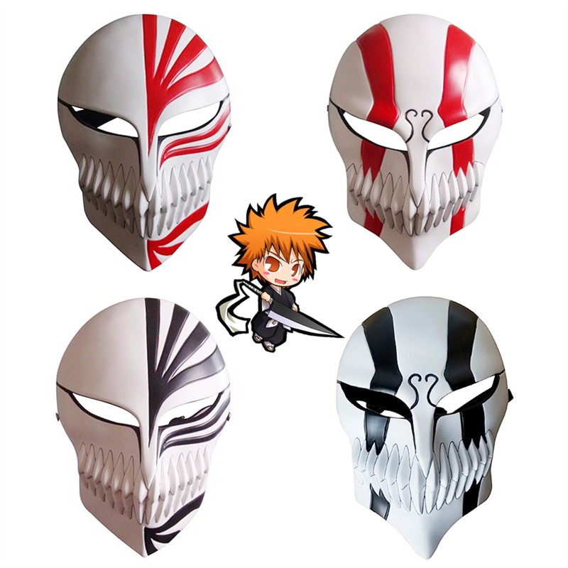 High Quality BLEACH Mask Kurosaki ichigo Resin Mask Japanese Anime ...