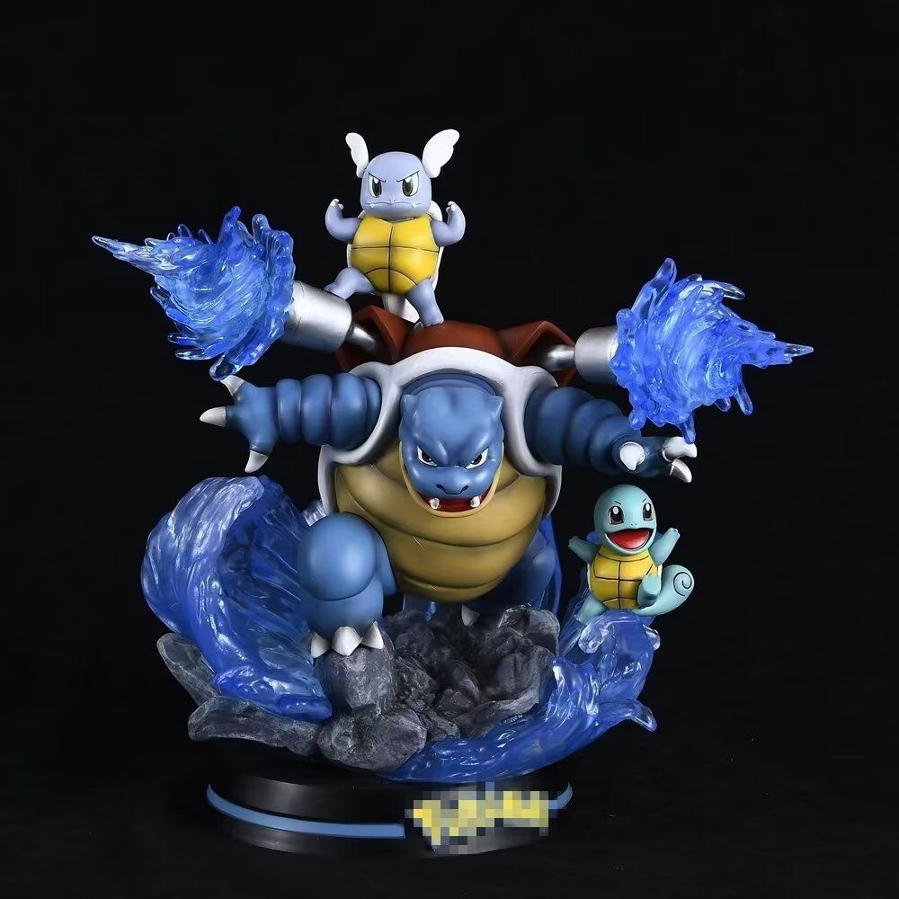 Pokémon Mega Construx Squirtle Evolution Set Wartortle Blastoise