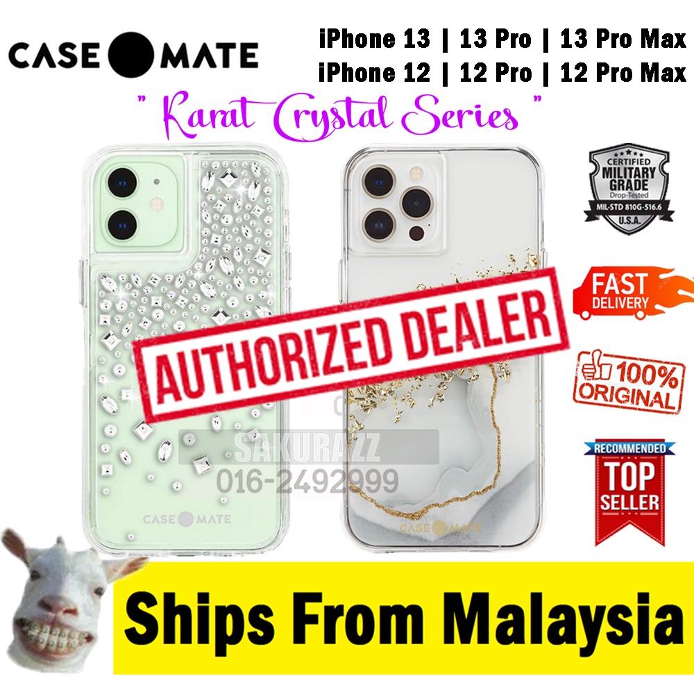 Case-Mate Karat Case for Apple iPhone 13 Pro - Crystal