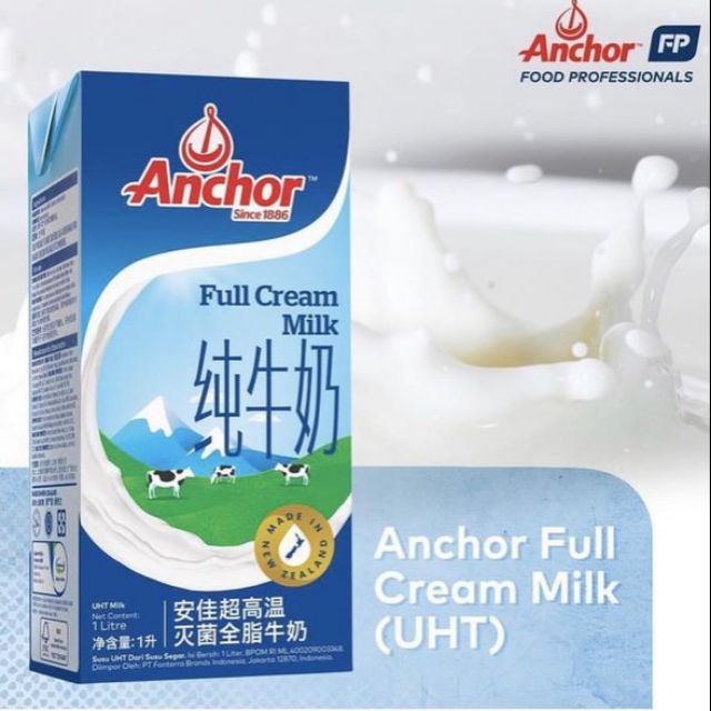 Anchor Full Cream Milk 1l Shopee Malaysia