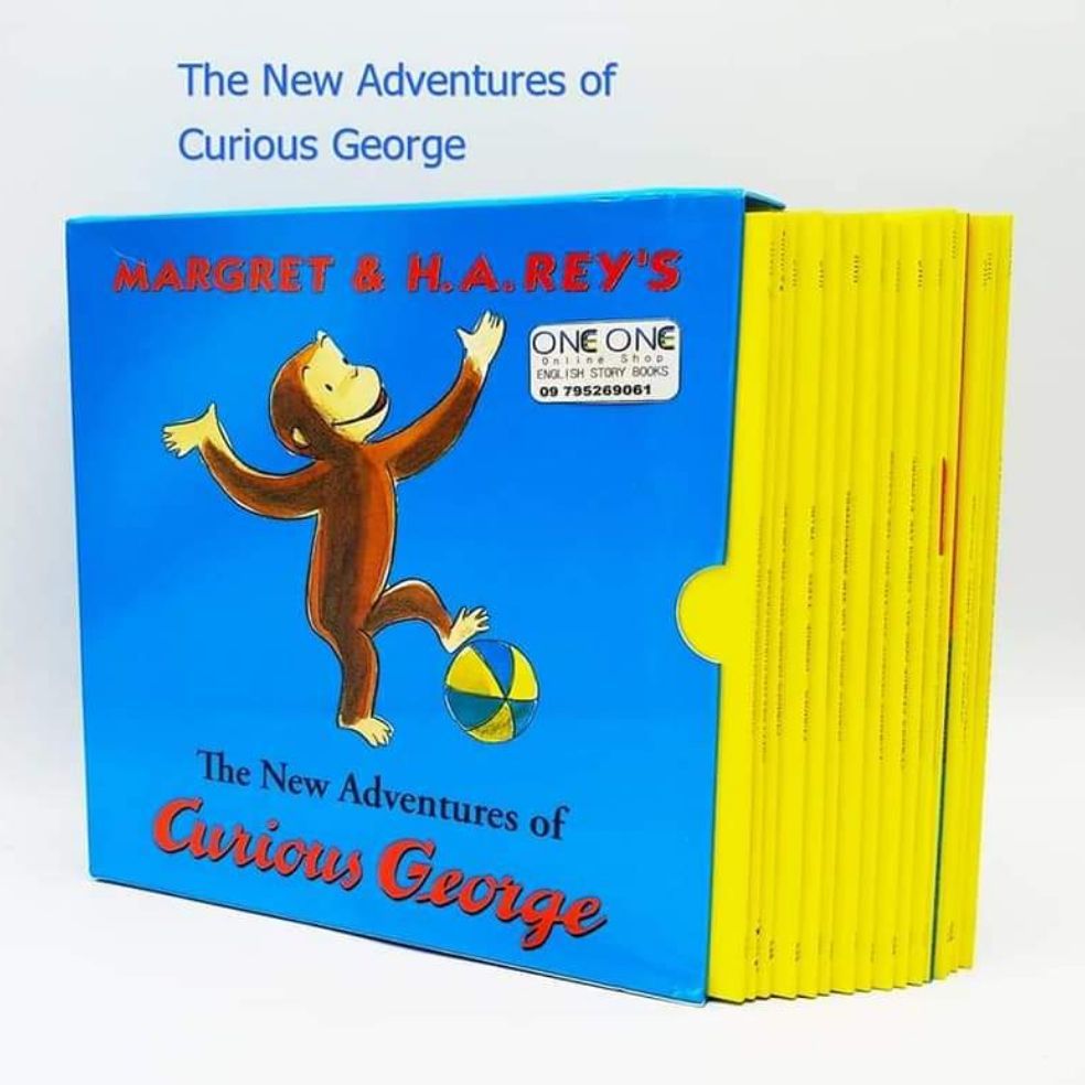 Genuine The New Adventures of Curious George Box Set 16 BOOKS | Shopee ...