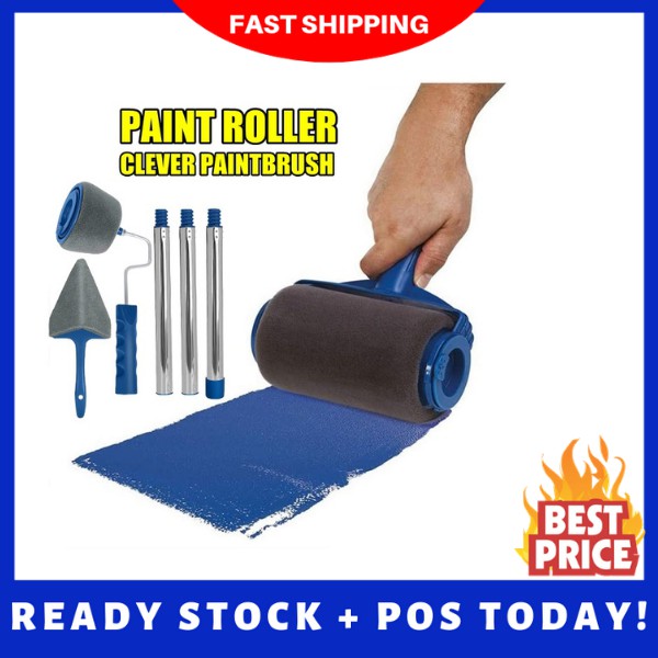 FUEENIRVA Rollingpaint Roller Set Wool Assorted Color 1 Set