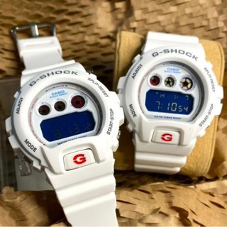 G Shock DW6900 Custom Putih White NB7 AC2 Autolight Premium High