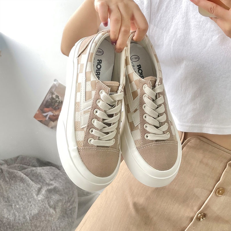 Sneakers Large Size Women's Shoes Canvas Women New Style Season Thick