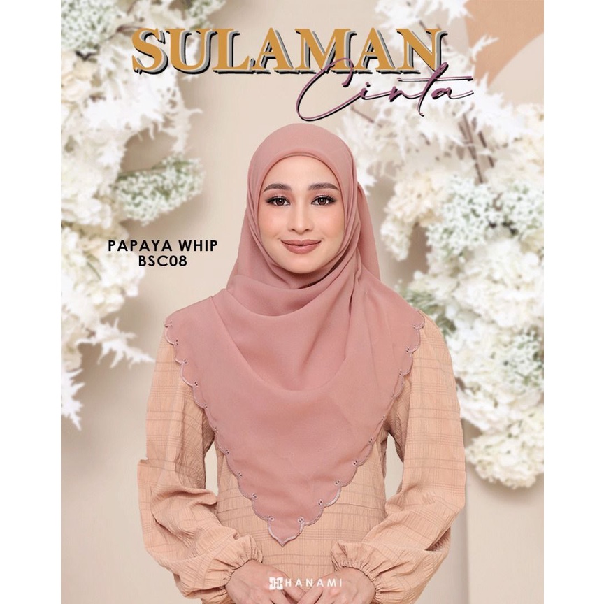 [Bawal Square & Instant] Tudung Bawal Sulaman Cinta Hijabs By Hanami ...