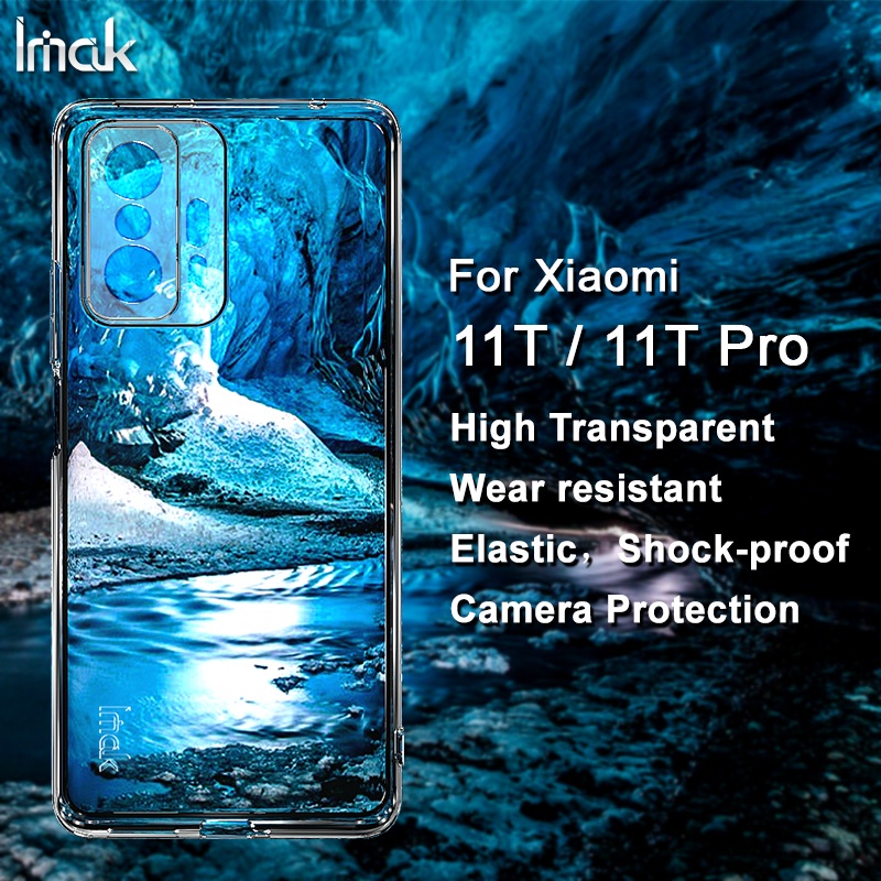 Original Imak Casing Xiaomi Mi 11T Pro Transparent Soft TPU Back Case ...