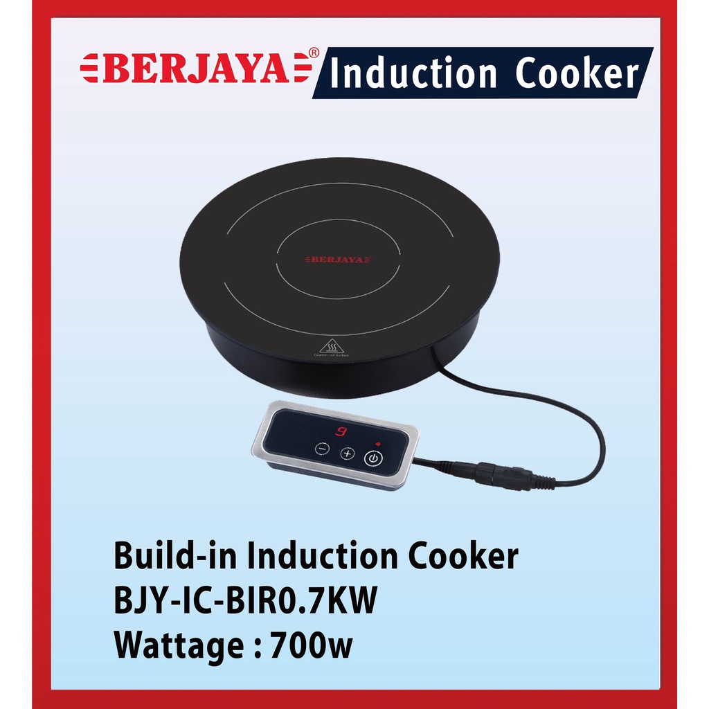 Berjaya Commercial BuiltIn Induction Cooker (700W) BJYICBIR0.7KW