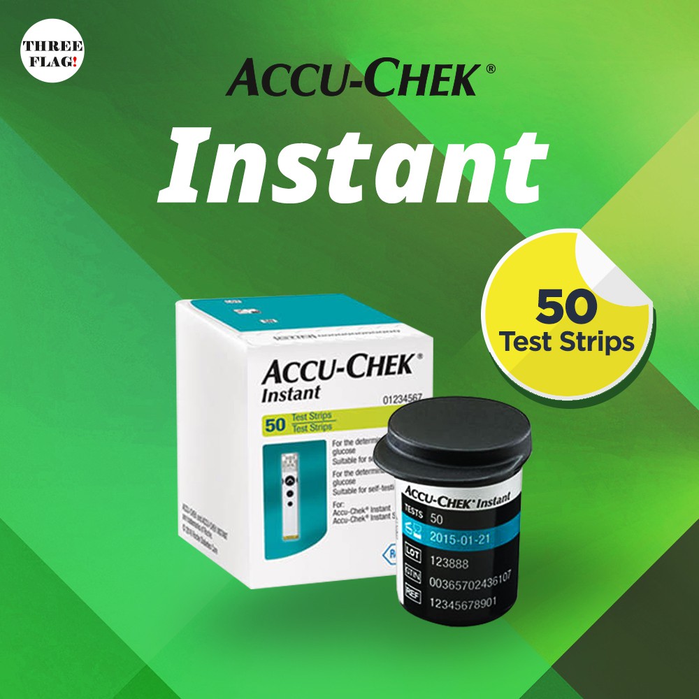 AccuChek Instant Test Strips 50s(Expire Date Jun 2023) Shopee Malaysia