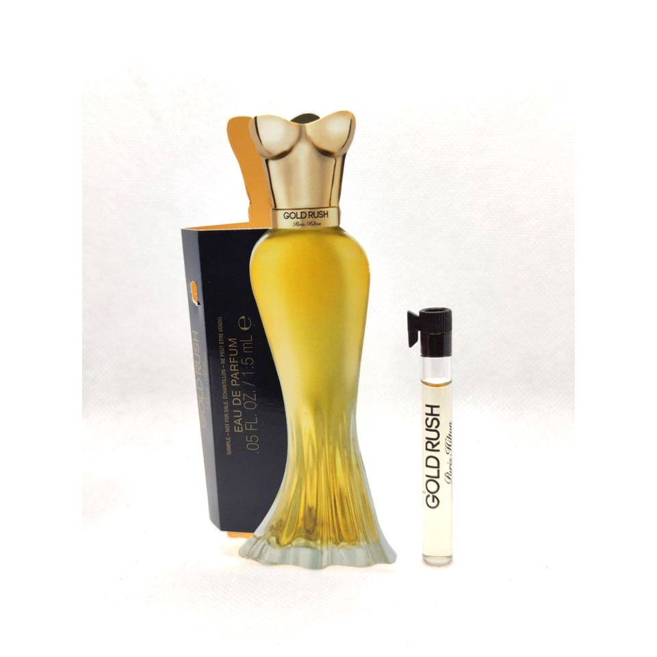 Vial Perfume Paris Hilton Gold Rush 1.5ml EDP Minyak Wangi Perempuan