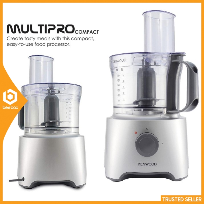 Kenwood Multipro Compact Food Processor 800W 2.1L FDP301SI Pemperoses