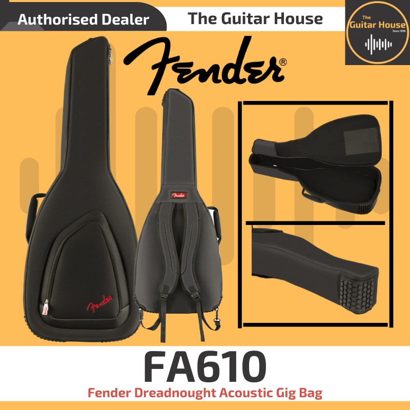 FENDER FA610 DREADNOUGHT ACOUSTIC GIG BAG