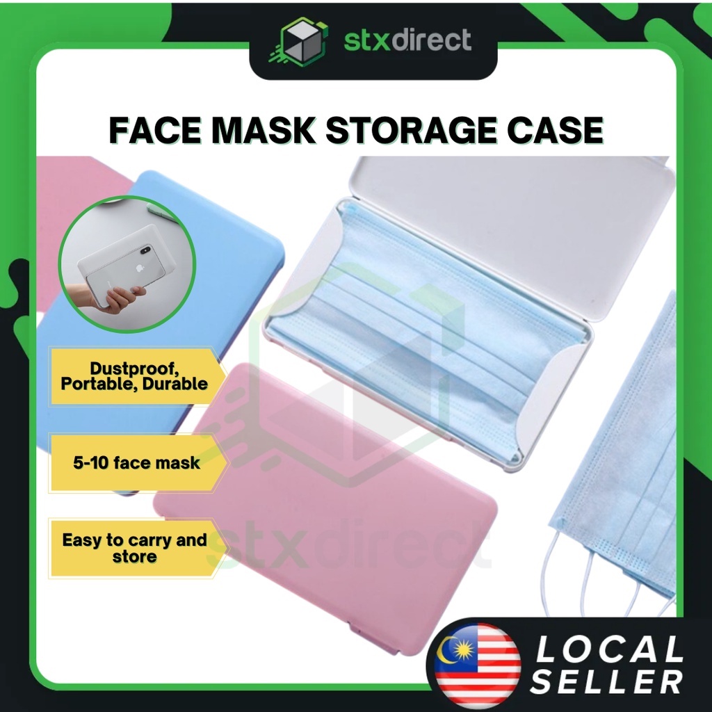 Face Mask Storage Box/ Face Mask Case/ Mask Box Bekas Simpanan Topeng