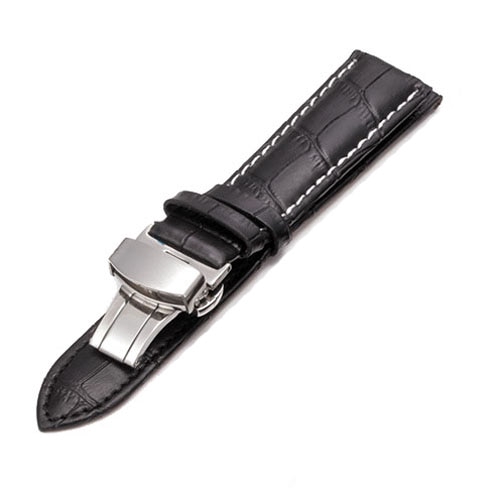 Crocodile Genuine Leather Watch Strap 12 13 14 15 16 17 18mm 19mm 20mm ...
