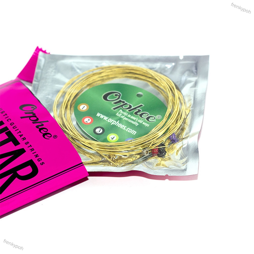 frenkypoh 6 Pcs Hexagonal Carbon Steel Guitar String Shopee Malaysia