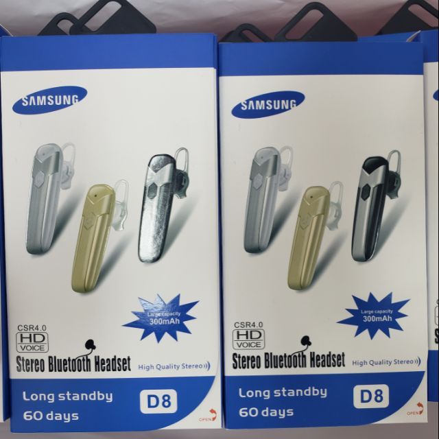 Samsung D9 original Bluetooth Headset Shopee Malaysia