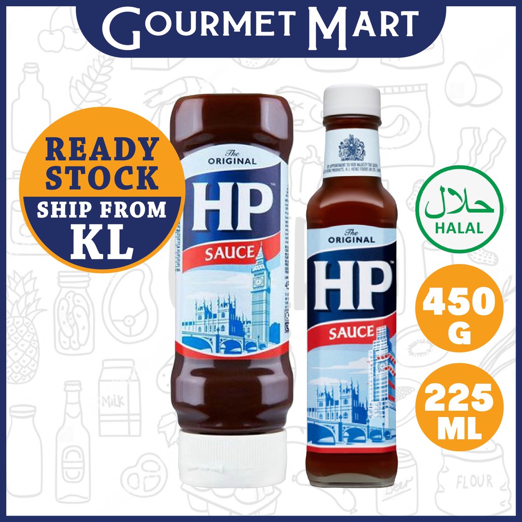 The Original HP Sauce 450g & 225ml [HALAL] Shopee Malaysia