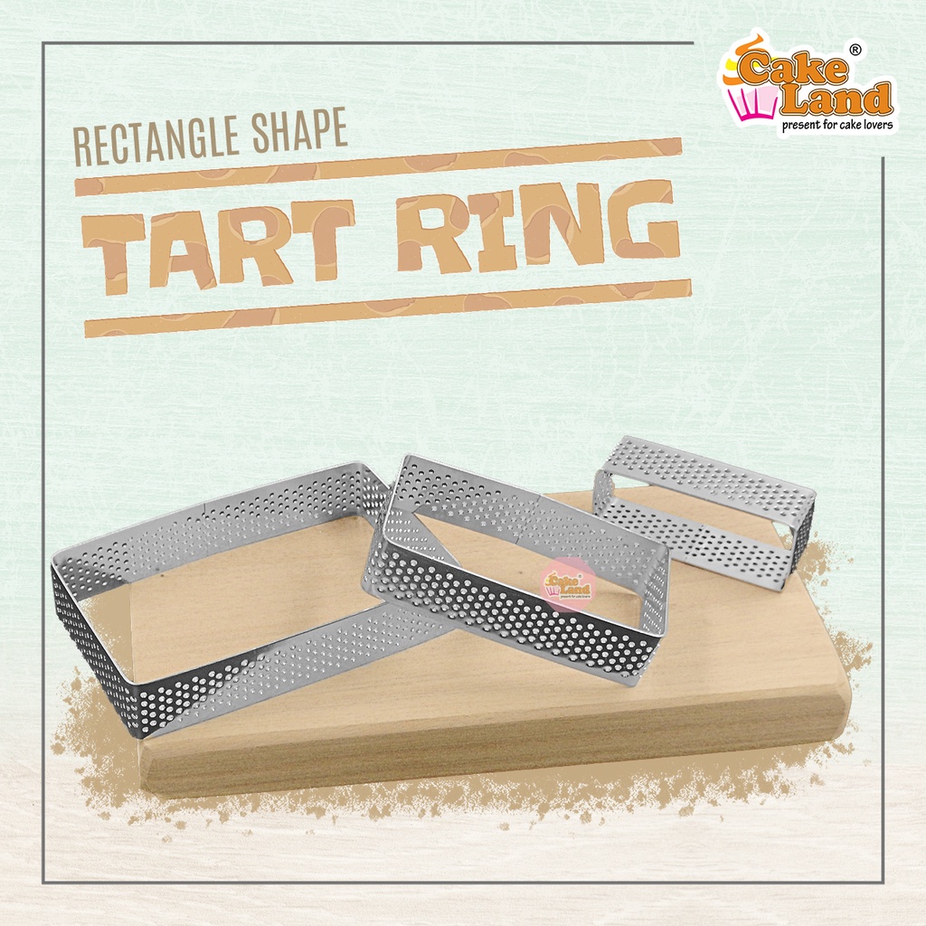 CAKE LAND Stainless Steel Tart Ring - Rectangle Shape | Shopee Malaysia