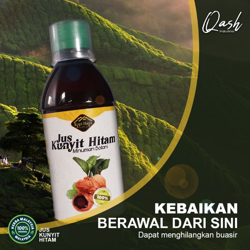 Jus Kunyit Hitam [3 Botol] Masalah Buasir Tekanan Darah Tinggi Masalah ...