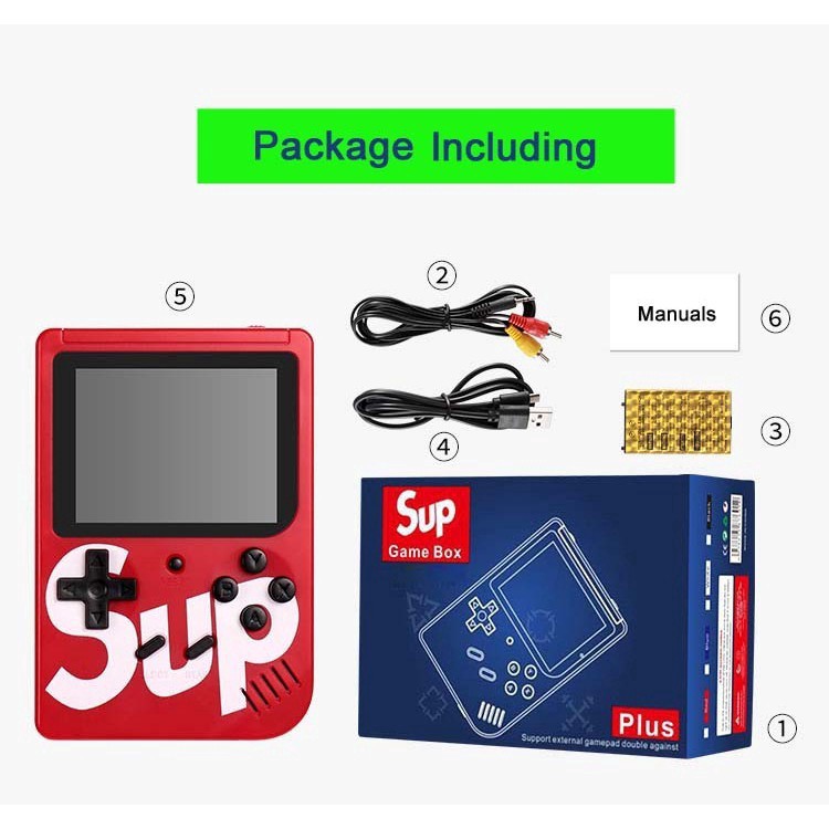 GM-01 400 Games Brand Retro Mini Gameboy Game Console Emulator Built-In ...