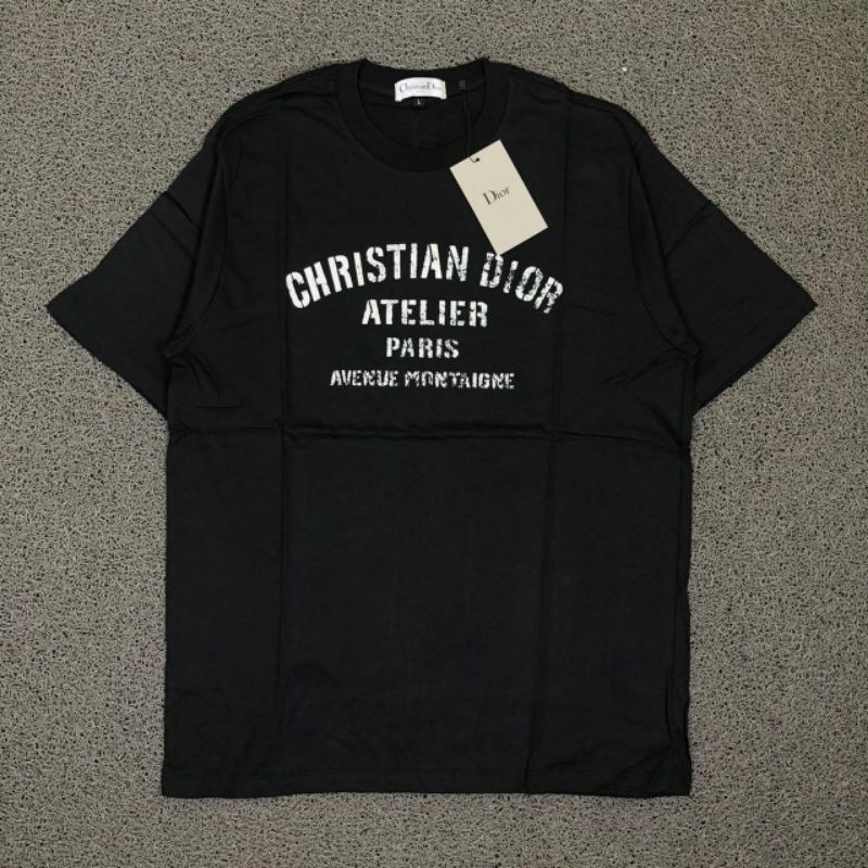 Tshirt T-Shirt CHRISTIAN Clothes DIOR OVERSIZE ATELIER Black LIKE ORI ...