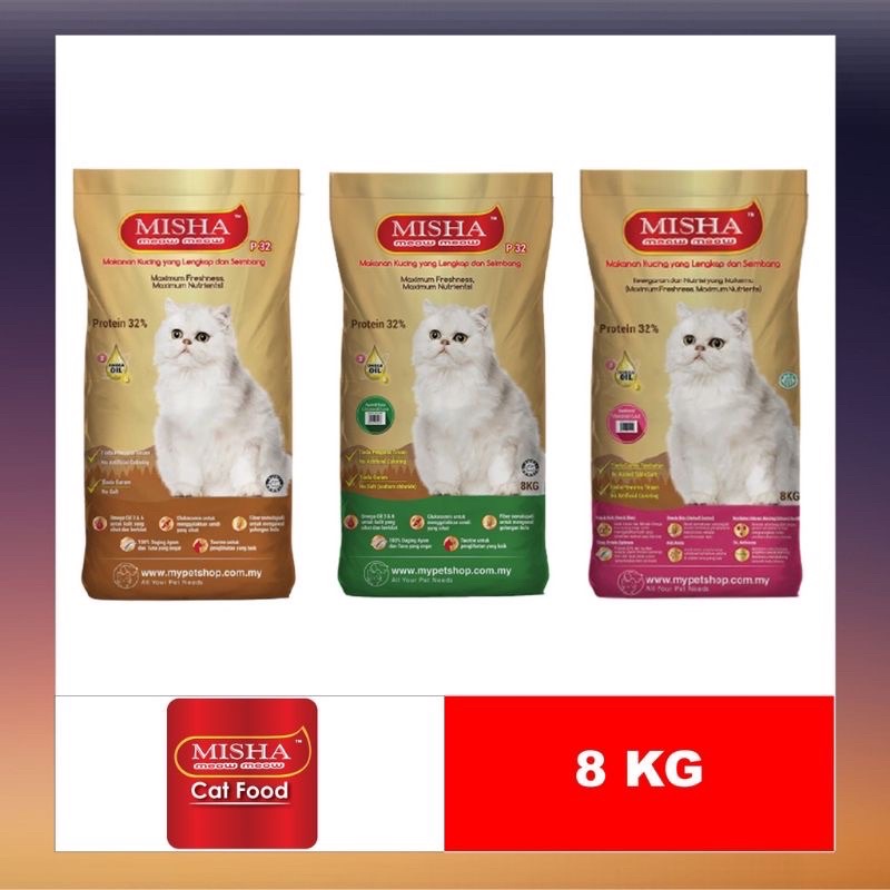 Misha dry cat outlet food