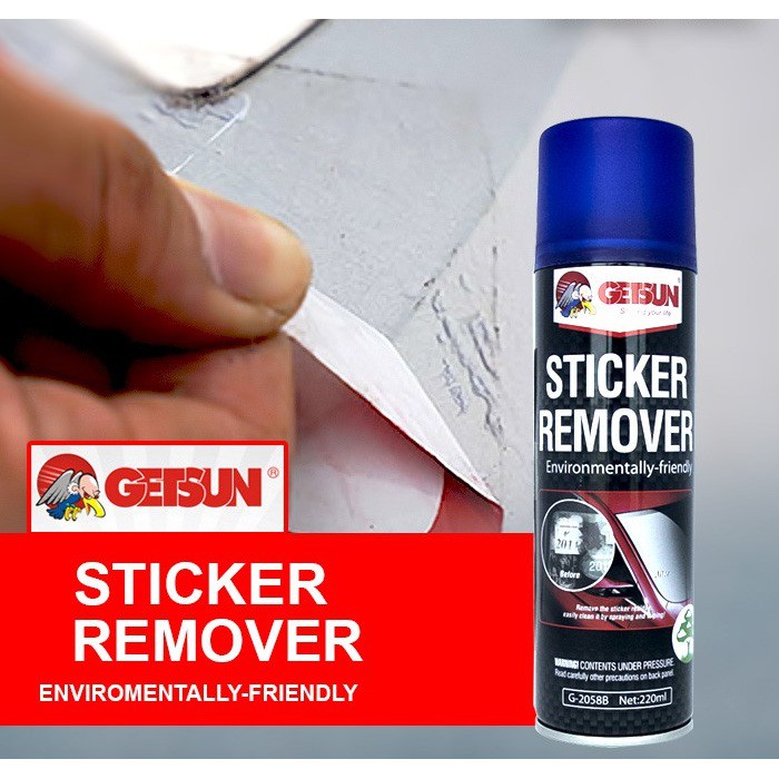 Ready stock Sticker remover Getsun removal sticker Spray Adhesive